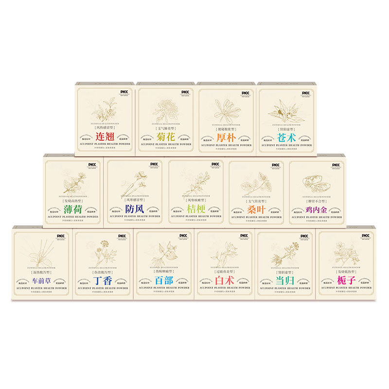 Chrysanthemum Herbal Navel Patch Powder Pack External Wellness Patch for Children 8cm x 8cm - Image 5