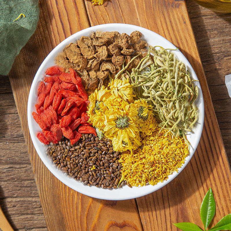 Chrysanthemum Cassia Seed Tea Bag 150g Herbal Blend with Honeysuckle Goji and Osmanthus - Image 2