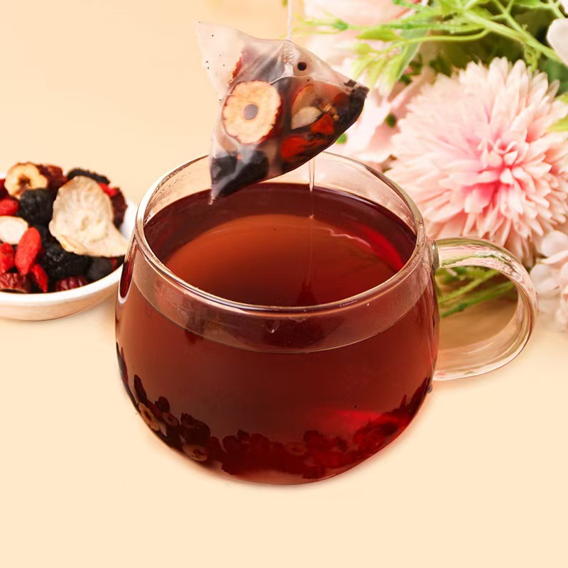 Ginseng Ten Treasures Herbal Tea Ren Shen Shi Bao Cha 5g x 20 Bags Sugar Free Hot Brew Blend - Image 2