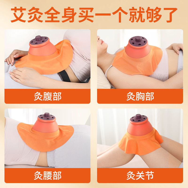 Portable Moxa Box Set with 54 Aged Moxa Sticks for Home Body Warming Care - Image 2