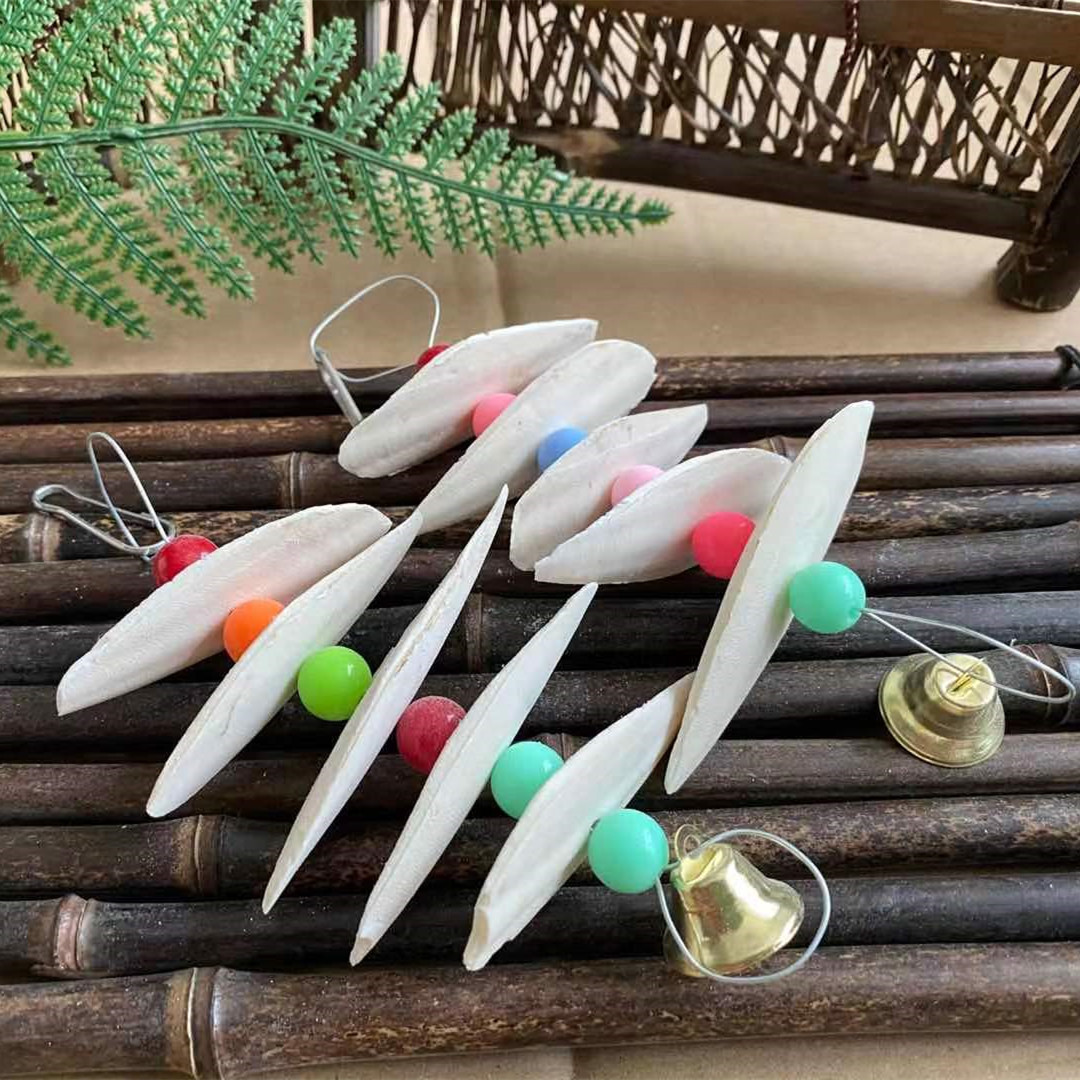 Cuttlebone for Pets Hai Piao Xiao 海螵蛸 Natural Bird Beak Toy and Reptile Grinding Chew 2 Bones with 3 Rattan Balls - Image 3