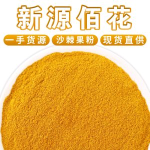 Sea Buckthorn Berry Powder (Hippophae rhamnoides) — 500g Dried Fruit Powder, Low-Temp Dried