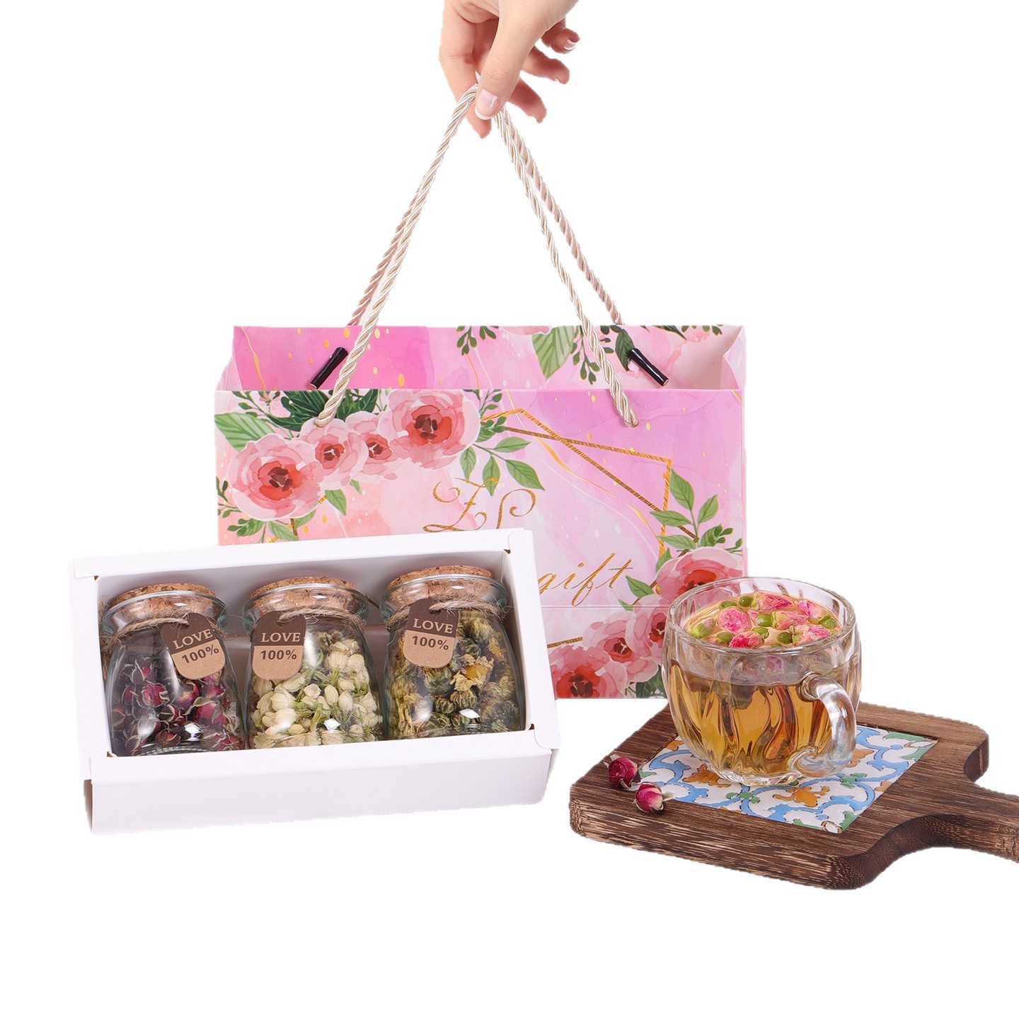 Cold Brew Flower Tea Gift Box 50g Herbal Floral Tea for Gifting and Daily Enjoyment - Image 5