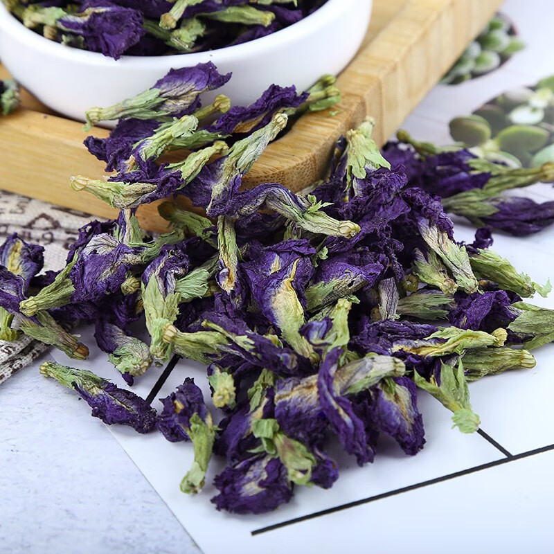 Dried Butterfly Pea Flowers Die Dou Hua 500g Bulk Blue Herbal Tea for Drinks and Natural Color - Image 3
