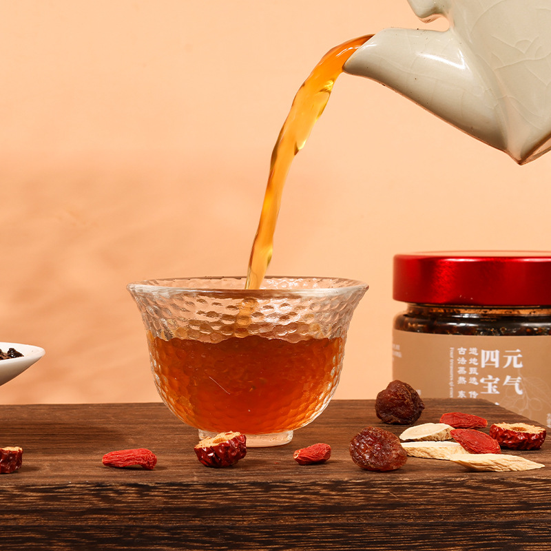 Yuanqi Sibao Paste 220g Bottle Longan Goji Red Date Astragalus Ready to Eat Herbal Tonic - Image 4