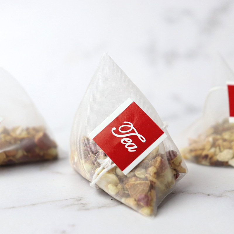 Red Bean Coix Seed Poria Tea 210g 30 Pyramid Tea Bags Individually Wrapped Daily Herbal Blend - Image 4