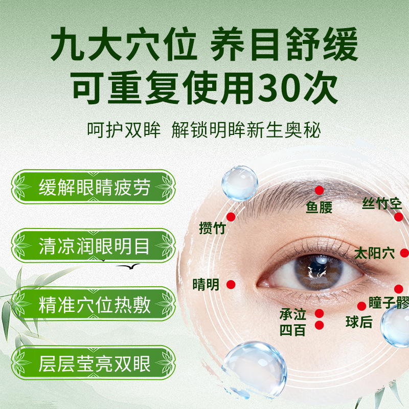 Eye Heat Moxa Mud Paste External Herbal Compress for Eye Fatigue and Wellness Support - Image 2