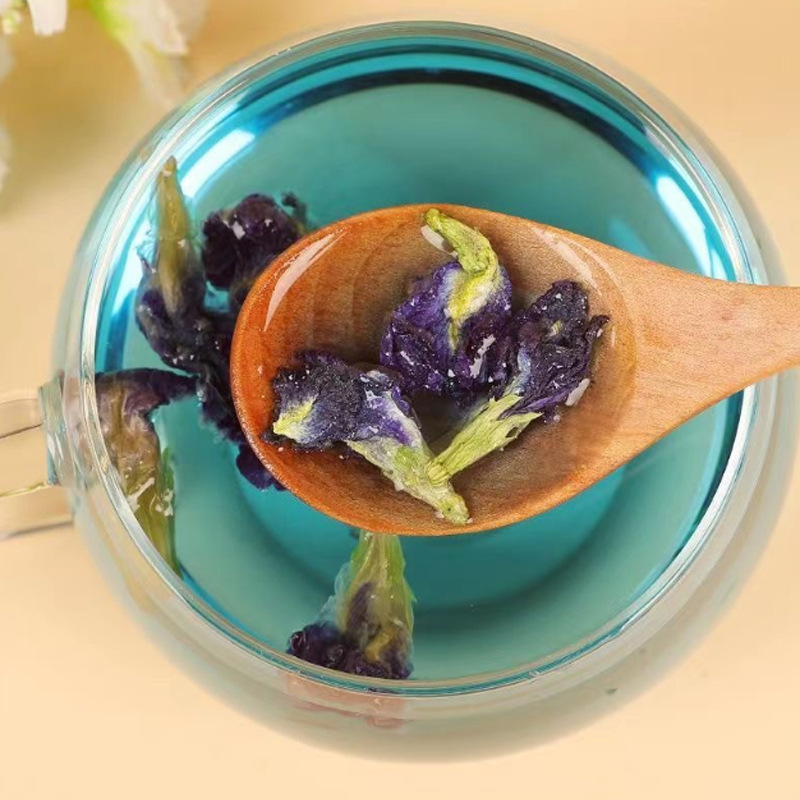Butterfly Pea Flower Tea Lan Hu Die 25g Bottle Blue Herbal Tea for Cold Brew and Colorful Drinks - Image 3