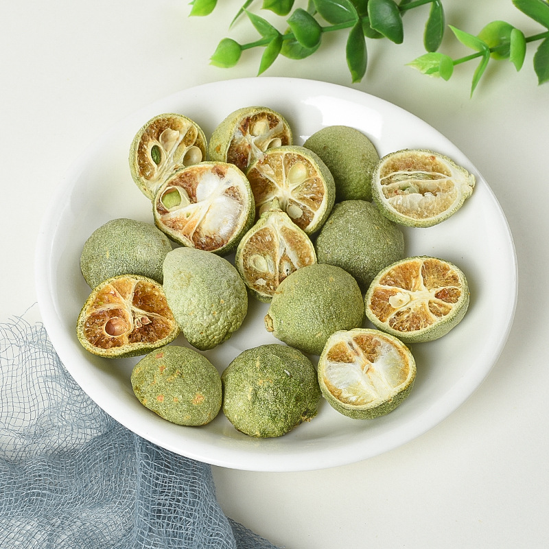 Dried Green Kumquat (Citrus japonica) — Sun-Dried Whole Fruit for Tea & Soup - Image 2