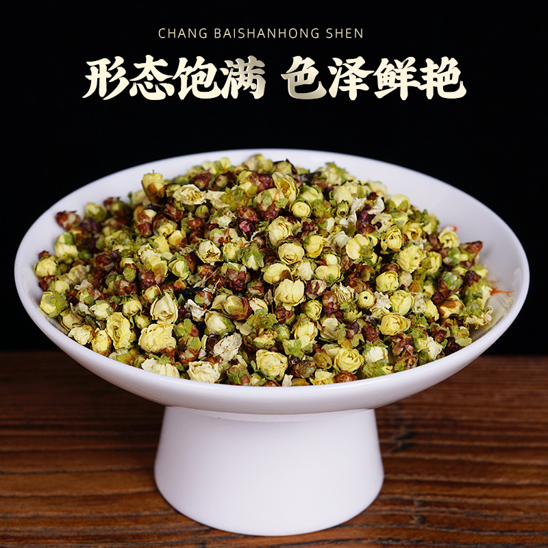 Lü E Mei Dried Flower (Prunus mume) — White Mume Blossom Herbal Tea for Brewing - Image 2