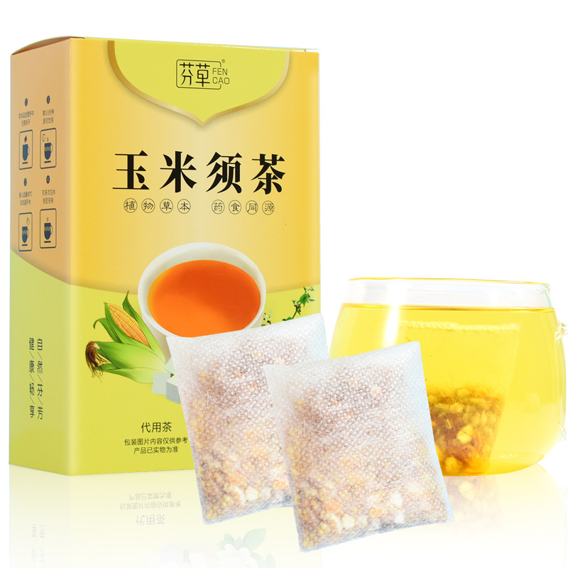 Corn Silk Herbal Tea Yu Mi Xu 160g Blend with Tartary Buckwheat Poria and Gardenia Sugar Free Daily Brew - Image 5