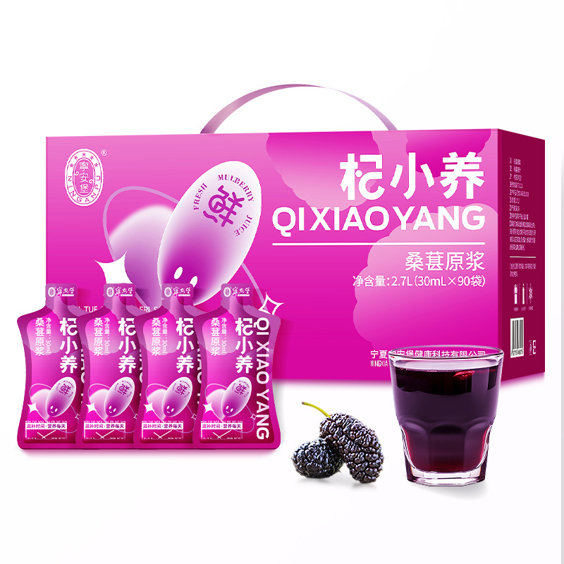 Sea Buckthorn Berry Puree Juice 2.7L Large Capacity Herbal Drink with Blueberry Mulberry Ginseng Goji Cistanche - Image 3