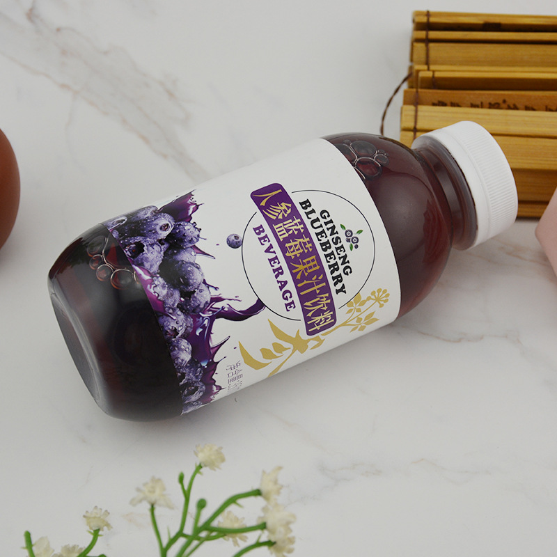 Ginseng Blueberry Juice Drink 350ml Jilin Northeast China Ready to Drink Bottled Beverage - Image 4