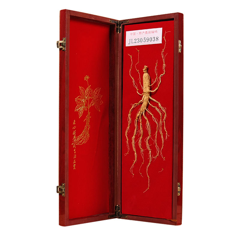 Jilin Changbai Mountain Ginseng Gift Box Dried Whole Root 10g Festival Gift - Image 4