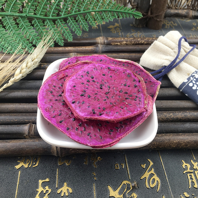 Dried Red Dragon Fruit Slices Hong Xin Huo Long Guo Natural Sun Dried Fruit Chips 500g - Image 4