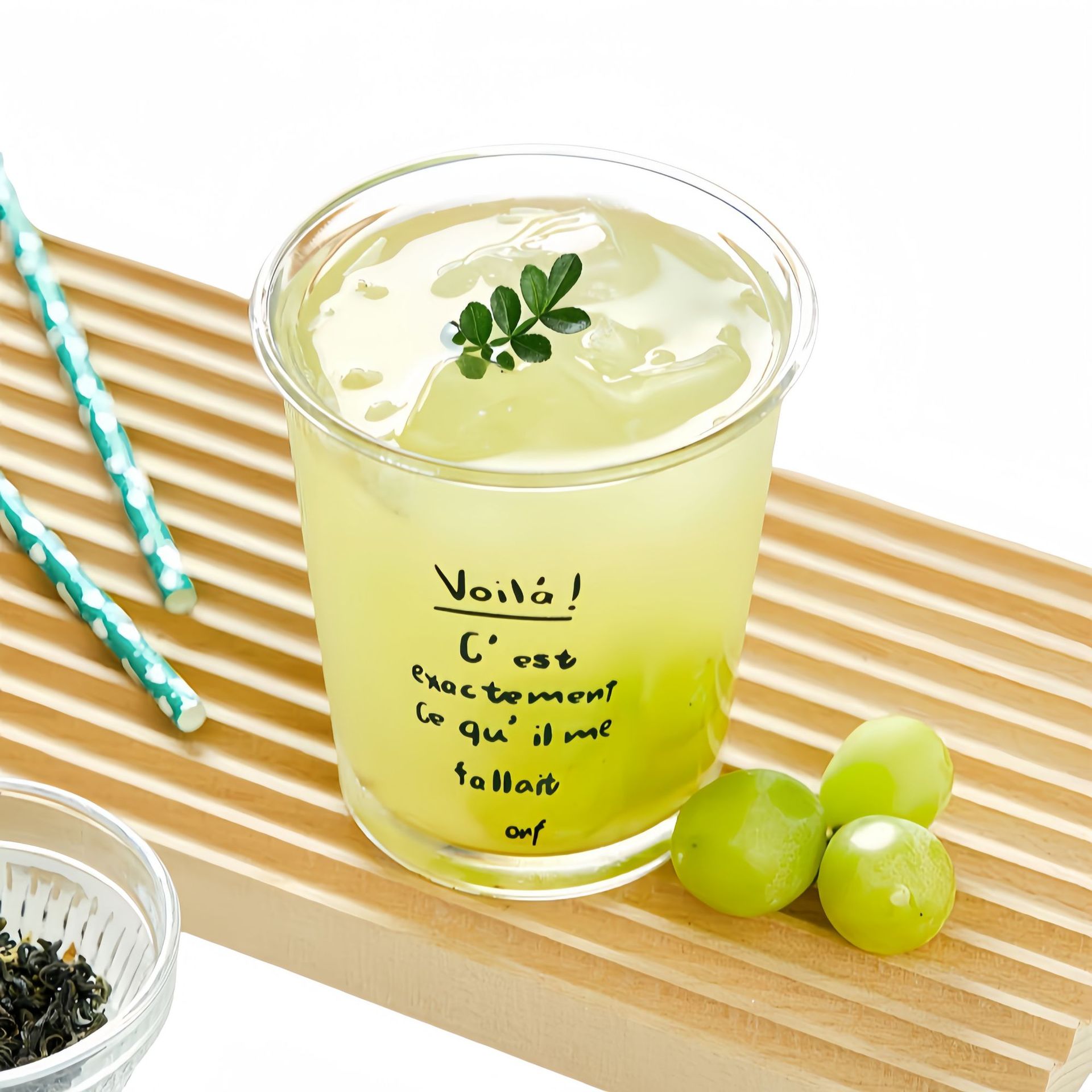 Green Grape Jasmine Concentrated Drink 150ml Box of 10 Sticks Refreshing Summer Beverage - Image 3