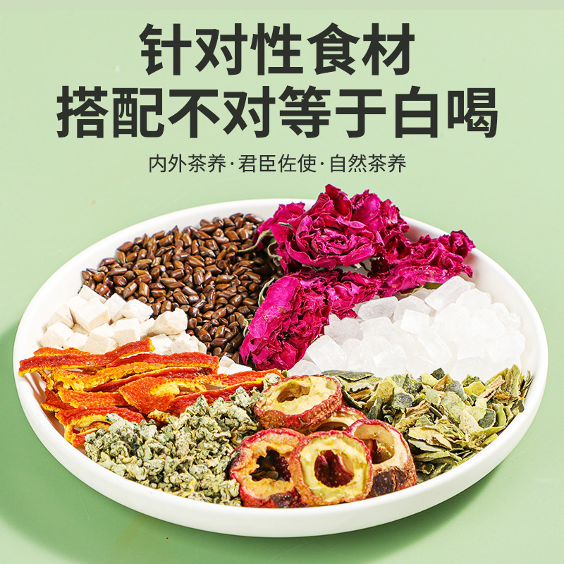Winter Melon Rose Lotus Leaf Tea 144g Box Light Wellness Tea Bags 12 Pack Sugar Free - Image 2