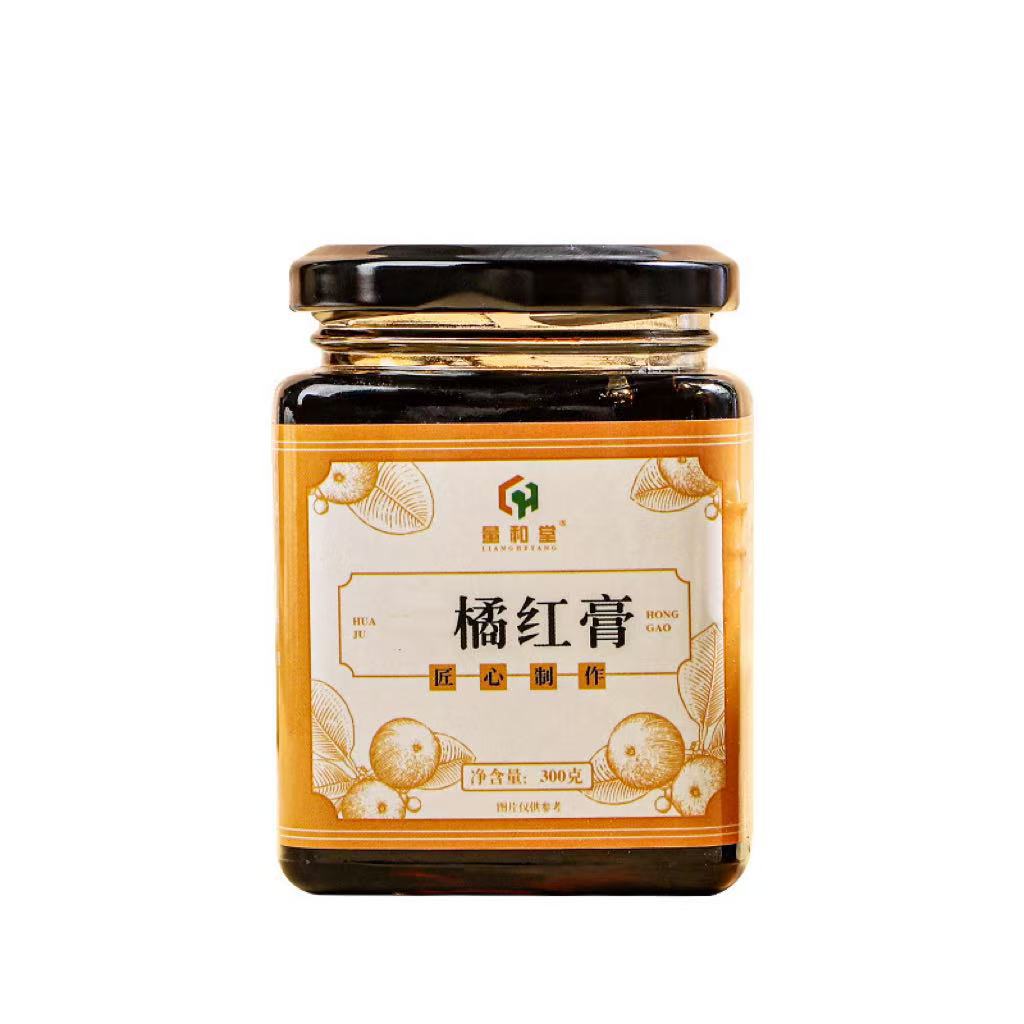Ju Hong Paste Tangerine Peel Herbal Honey Paste 300g Traditional Wellness Syrup with Pear Jujube Licorice - Image 5