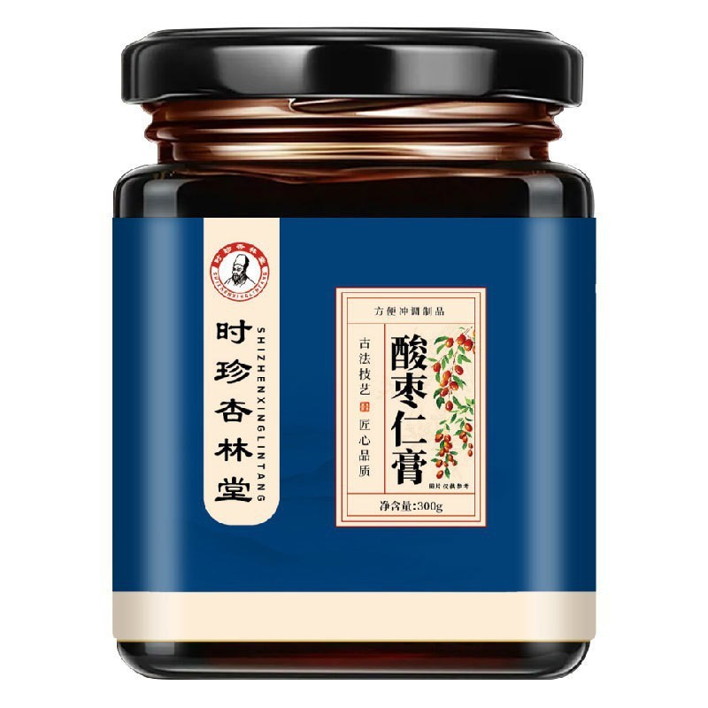 Suan Zao Ren Gao (Ziziphus jujuba var. spinosa) — Traditional Herbal Sleep Paste with Lingzhi, Lily Bulb & Poria, 300g Jar - Image 5