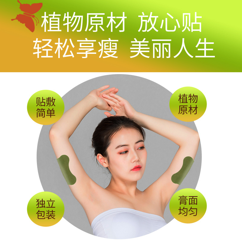 Mugwort Butterfly Arm Patch 12 Patches per Box Nanyang Ai Cao External Herbal Body Patch - Image 3
