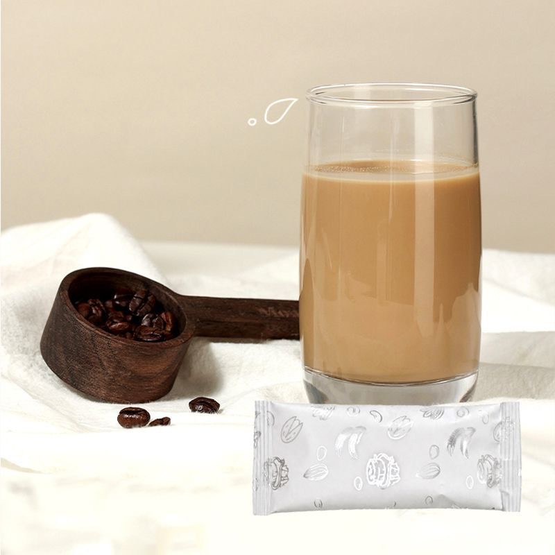 Black Coffee Raw Cacao Soy Milk Powder Instant Drink Mix 20g x 7 Sticks Sugar-Free Breakfast Meal Replacement - Image 2
