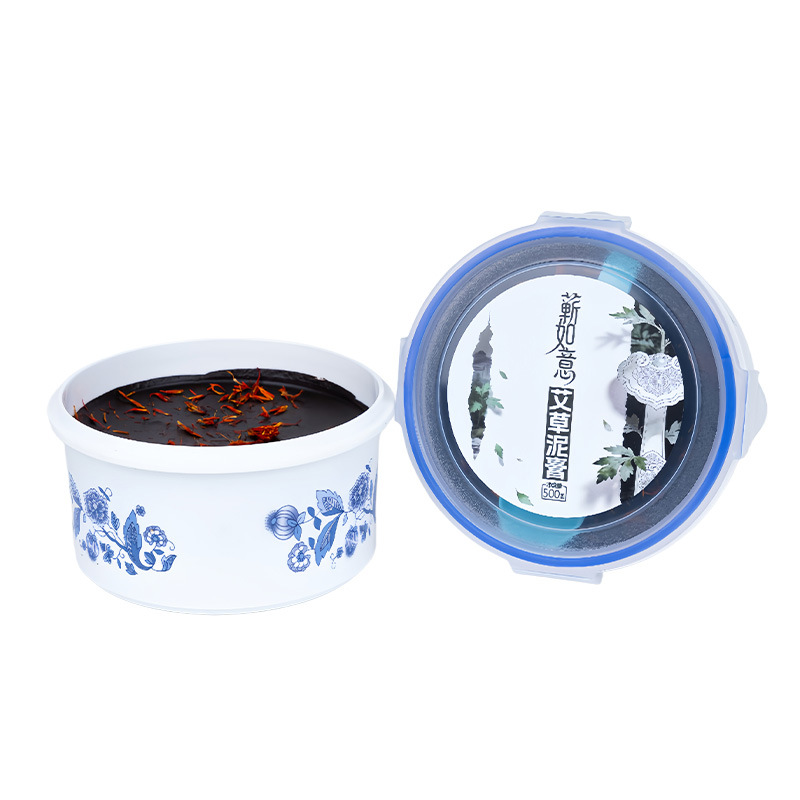 Mugwort Safflower Mud Moxa Paste 500g Box for Shoulder Neck Waist and Abdomen Care - Image 5