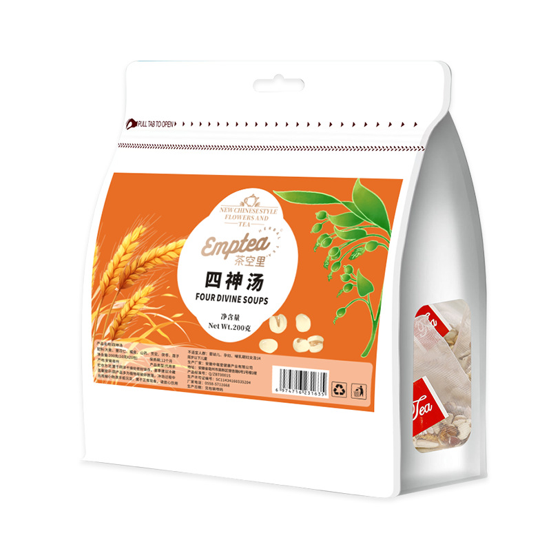 Si Shen Tang Herbal Soup Pack (Four-God Decoction) — Fu Ling, Lotus Seed, Shan Yao & Yi Yi Ren - Image 5