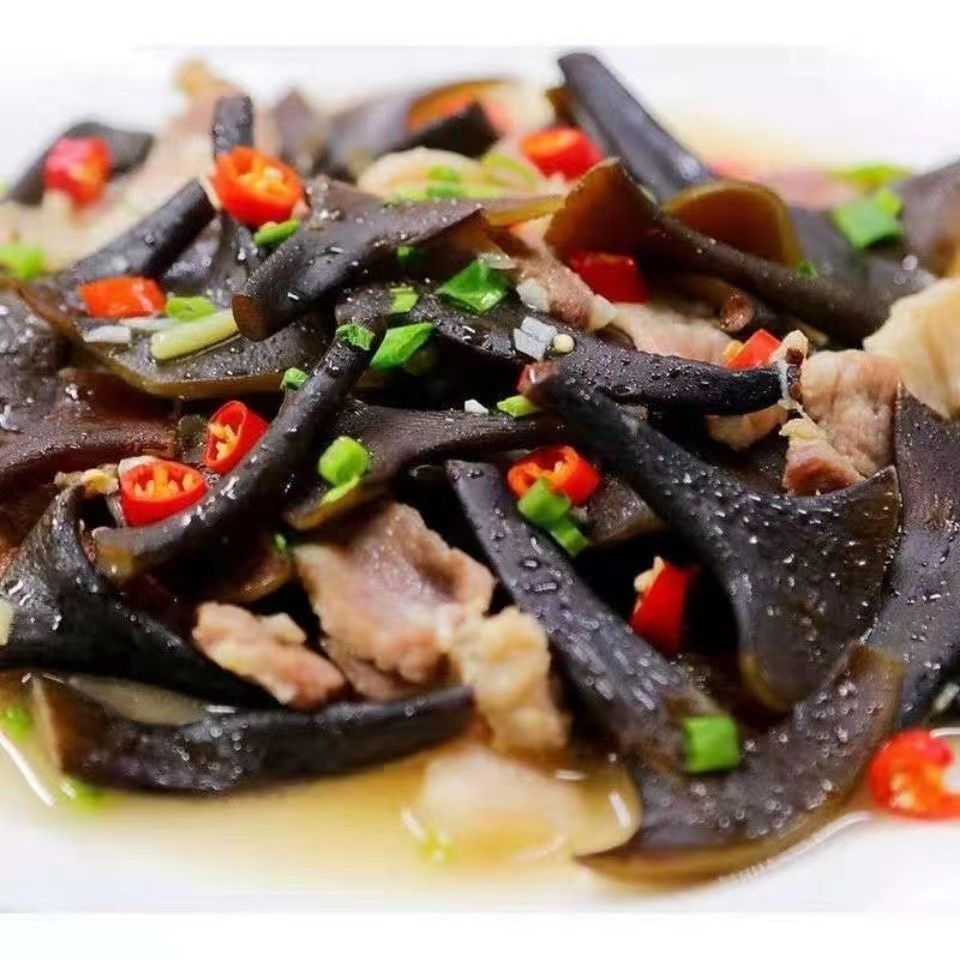 Sun-Dried Thick Kelp Stems Hai Dai Tou 250g Soft Chewy Sand-Free Seaweed Root for Soup and Cold Dishes - Image 3