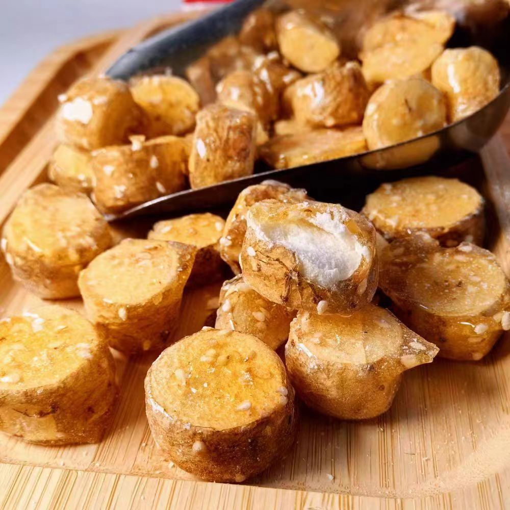 Freeze-Dried Rock Sugar Chinese Yam (Dioscorea opposita) — Crispy Food-Herb Snack, 5g Packs - Image 4