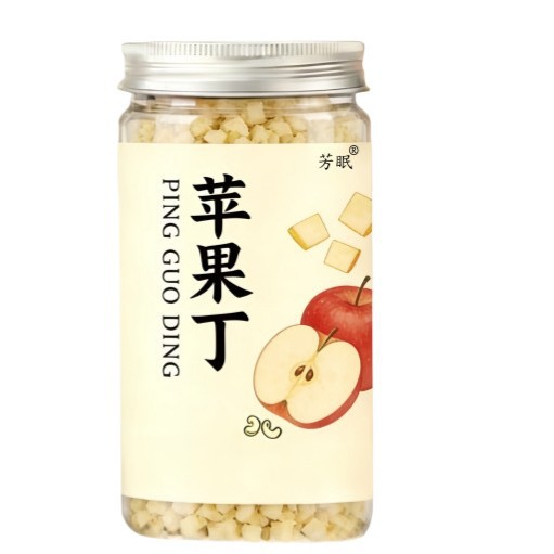 Dried Apple Dices Ping Guo Gan Freeze-Dried Apple Chips 50g Bottle Fruit Snack and Tea Ingredient - Image 5