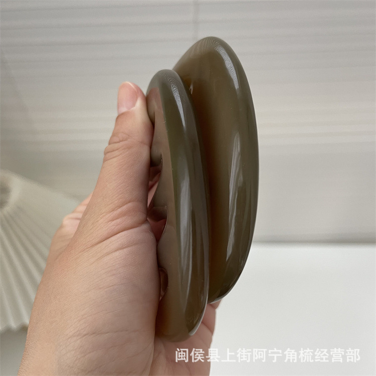 Horn Comb Five Teeth Meridian Massage Comb Wuzhi Shu Head Scalp Care Beauty Salon Tool - Image 4