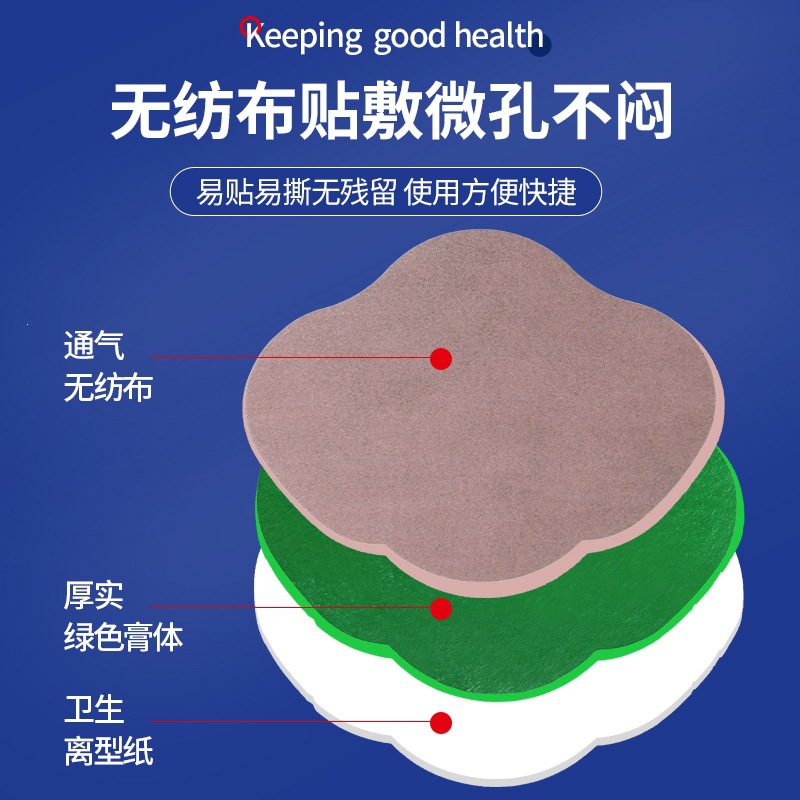 Moxibustion Navel Patch Ai Jiu Du Qi Tie Wormwood Herbal Topical Sticker for Home Use 5 Patches Per Box - Image 4