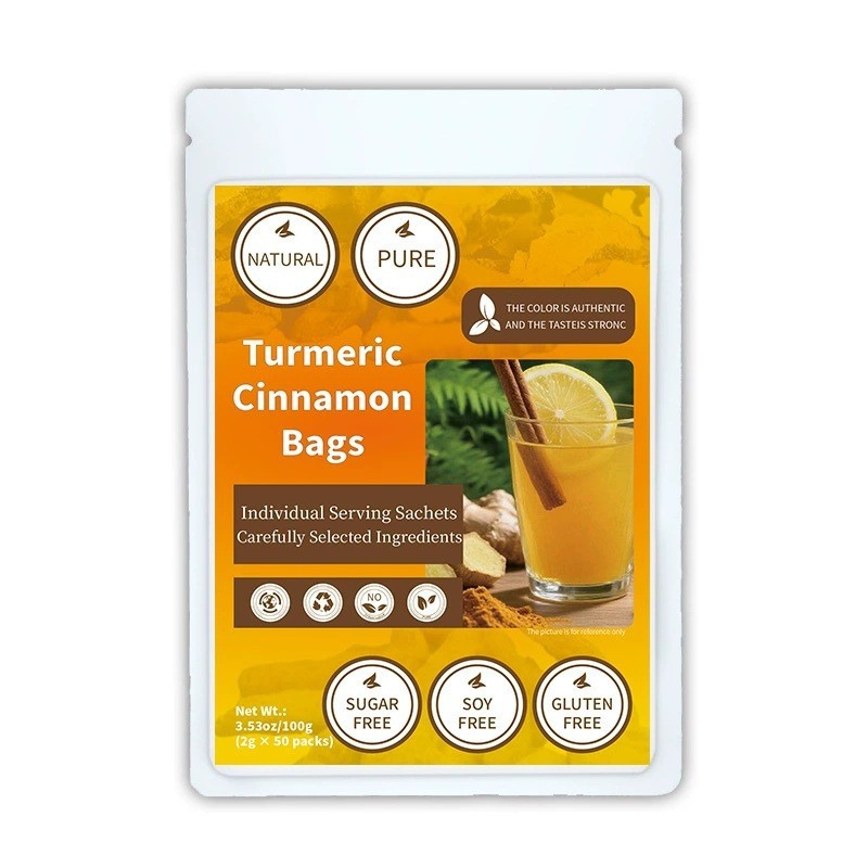 Turmeric Ginger Cinnamon Tea Bags Jiang Huang Sheng Jiang Rou Gui 2g x 10 Cold Brew Herbal Tea - Image 5