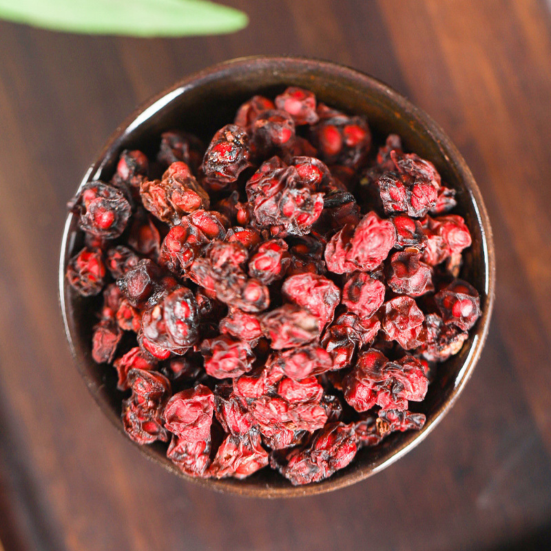 Schisandra Berries Wu Wei Zi Dried Whole Berries North Schisandra chinensis for Herbal Tea and Decoction 110g Jar - Image 3