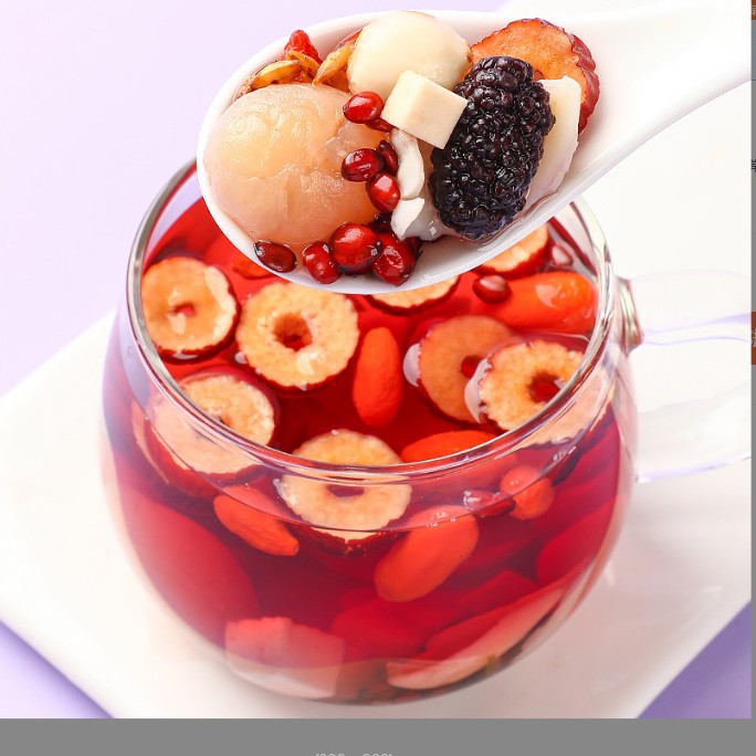 Sour Jujube Seed Poria Lily Tea Suan Zao Ren Fu Ling Bai He Cha 15g x 15 Cans Cold Brew Herbal Tea - Image 4