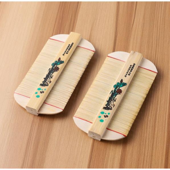 Traditional Bamboo Fine-Tooth Lice Comb Bi Zi Super Dense Teeth for Children and Adults 2 Pack - Image 3