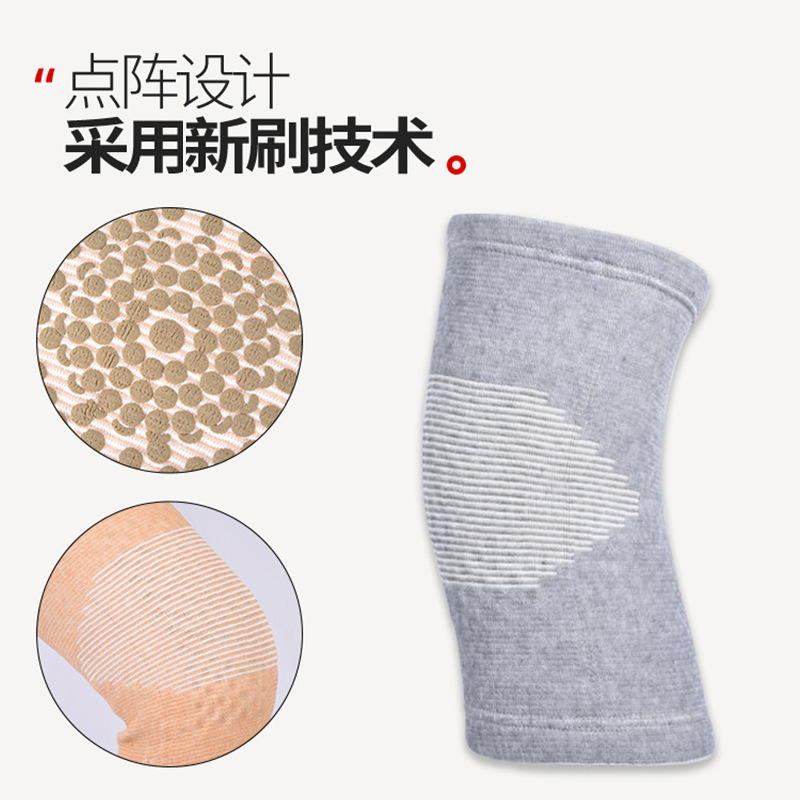 Moxa Warmth Knee Support Sleeve Thickened Heat-Retaining Cotton Knit for Running Hiking and Cold Weather - Image 4