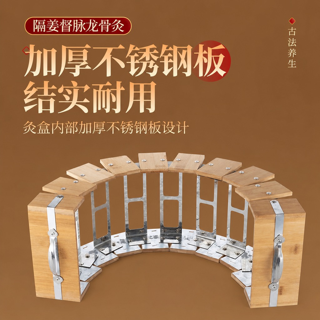 Du Mai Moxibustion Ginger Powder 500g Stainless Steel Governor Vessel Fire Dragon Tool - Image 4