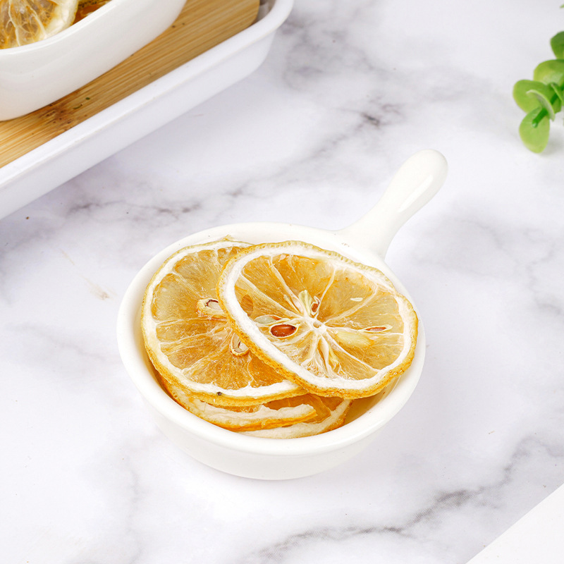 Dried Lemon Slices (Citrus limon) — Freeze-Dried Fruit Tea, 45g Jar - Image 2