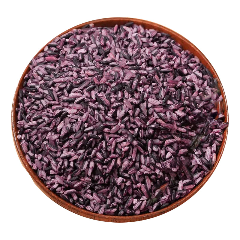 Yunnan Terrace Purple Rice Old Variety Fresh Crop Glutinous Purple Rice Whole Grain 500g Bag - Image 5