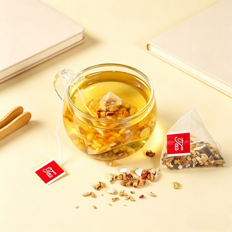 Wuzhi Maotai Fuling Tea 150g Box 15 Pyramid Tea Bags Five-Finger Fig Poria Herbal Wellness Tea - Image 3