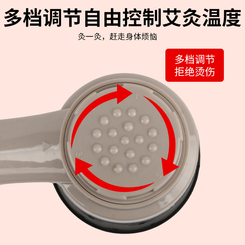 Handheld Moxa Device Home Portable Moxibustion Stick for Neck Shoulder Back Knee Warm Therapy with 108 Moxa Cones - Image 4