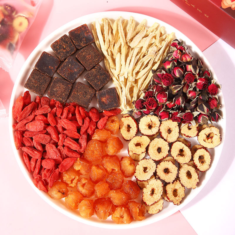 Rose Brown Sugar Ginger Jujube Tea Hong Tang Jiang Zao Cha 150g 15g x 10 Bags Herbal Wellness Tea - Image 3