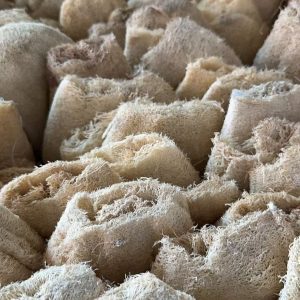 Natural Loofah Sponge (Luffa cylindrica) — Kitchen Dishwashing & Pot Scrub Pad, 500g