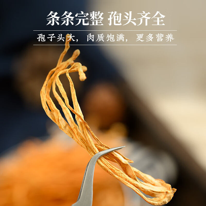 Dried Cordyceps Flower 500g Chong Cao Hua Spore Head Caterpillar Fungus Soup Ingredient - Image 2