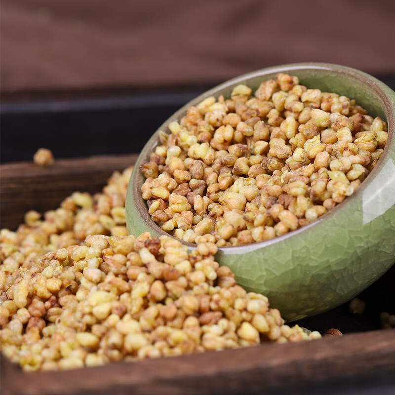 Yellow Tartary Buckwheat Tea Ku Qiao Cha 500g Roasted Whole Grain Herbal Tea Rich Nutty Aroma Sugar Free - Image 4