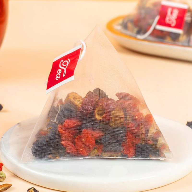 Apple Hawthorn Tea Pyramid Bags (Malus & Crataegus) — Herbal Fruit Blend with Goji & Jujube - Image 4