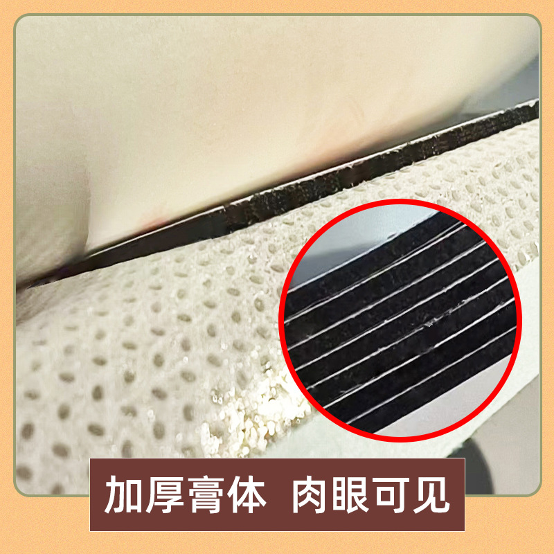 Old Black Herbal Plaster Patch for Neck Back Joint Knee Support Self Heating Body Use - Image 2