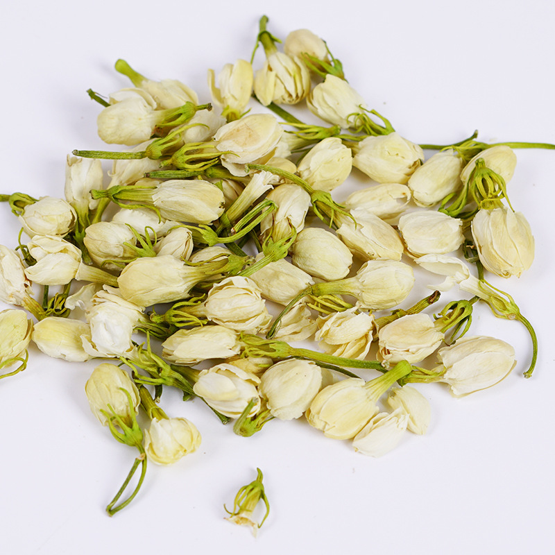 Dried Jasmine Flowers (Jasminum sambac) — 30g Jar, Half-Open Food-Grade Floral Tea - Image 3