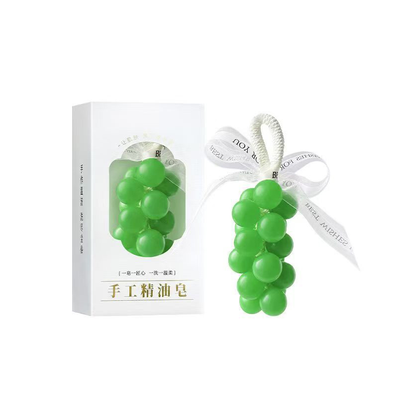Zongzi Shaped Handmade Soap String 12 Pieces Mugwort Essential Oil Soap Decorative Washroom Aromatherapy Ornament - Image 3
